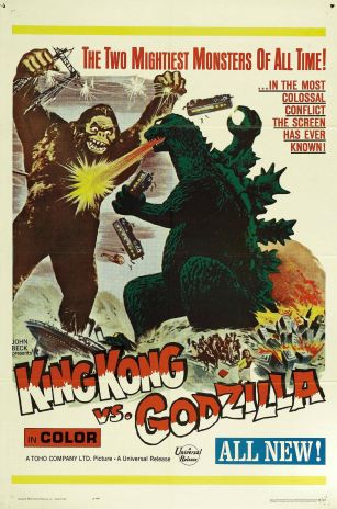 The United States poster for King Kong vs. Godzilla