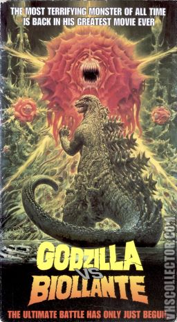 The United States poster for Godzilla vs Biollante