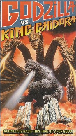 The United States poster for Godzilla vs King Ghidorah