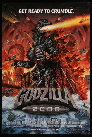 The United States poster for Godzilla 2000