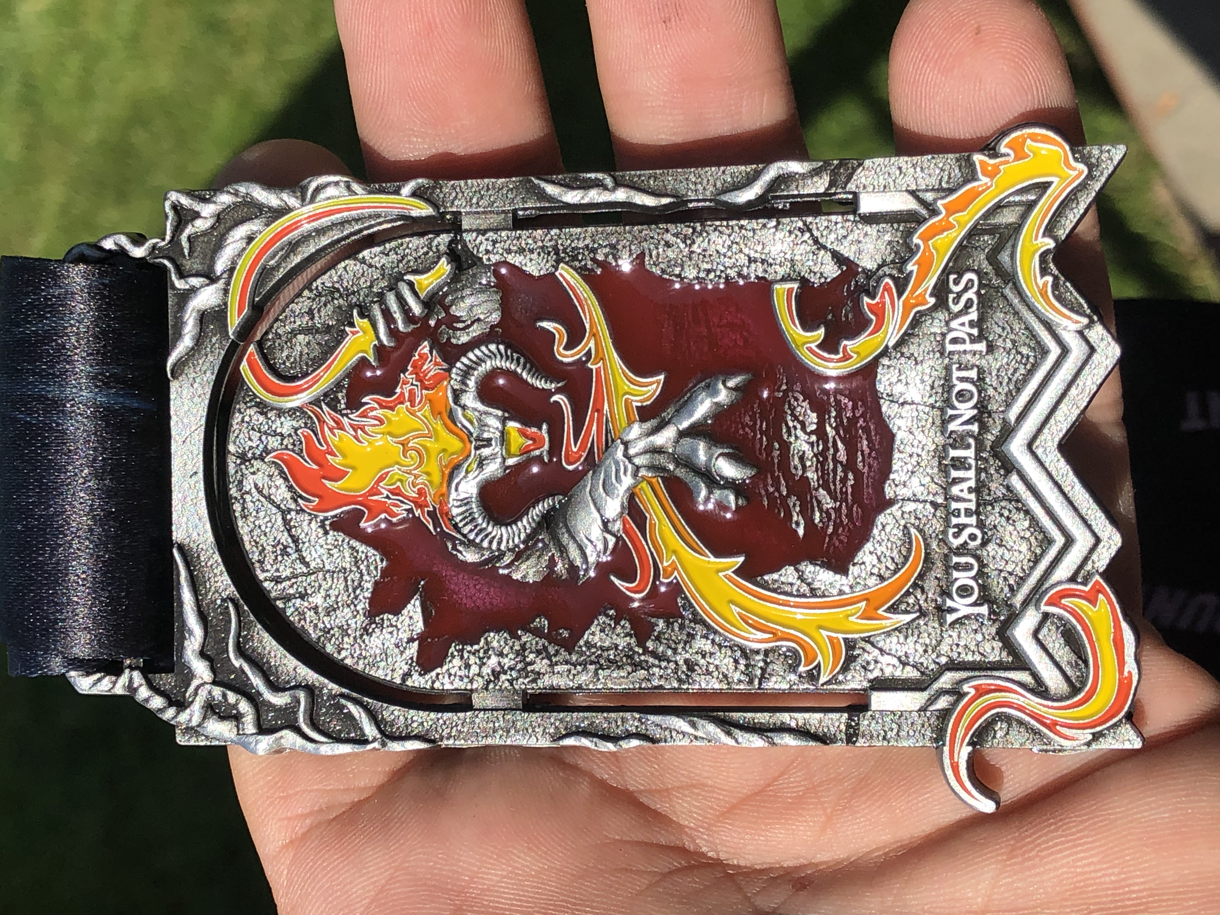 The Mines of Moria Medal Back